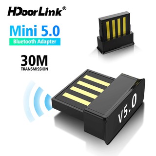 HdoorLink อะแดปเตอร์รับสัญญาณ ไร้สาย บลูทูธ 5.0 Usb สําหรับ Pc หูฟัง Lmp9.X Usb