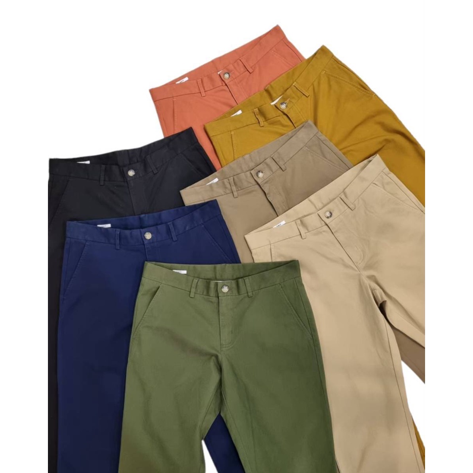 (Easy E-Receipt) Guy Laroche กางเกงChino (BSC6300) ทรง Slim fit