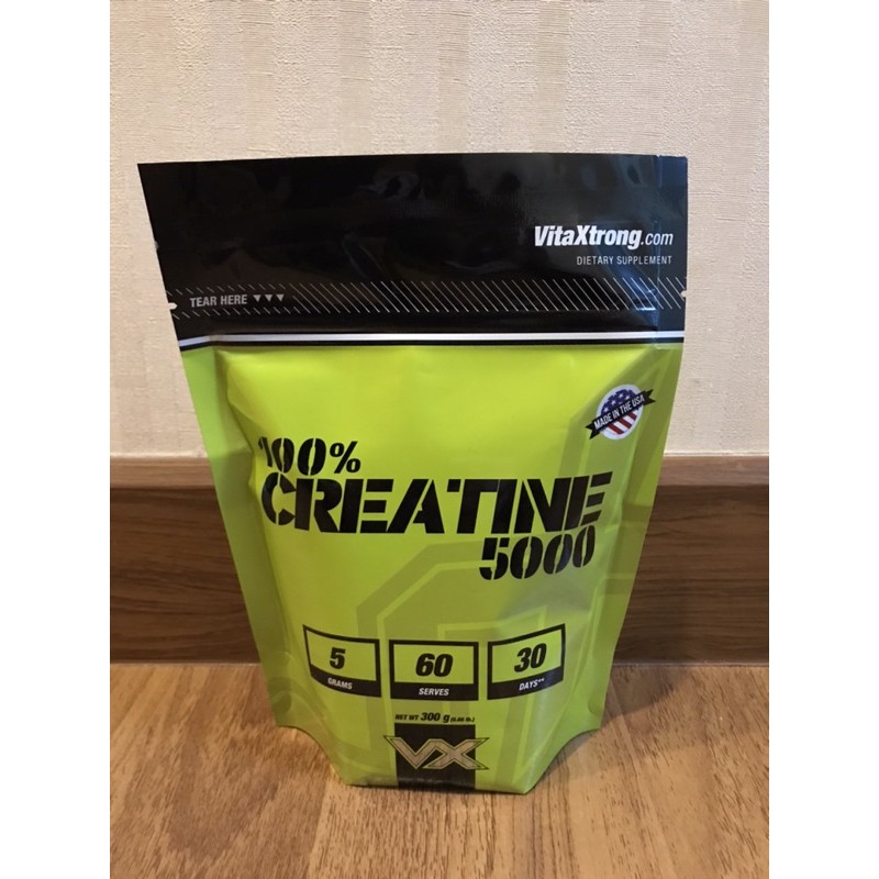 VX 100% PURE CREATINE 5000 เพิ่มพลังและแรงให้กล้ามเนื้อ