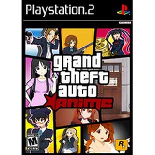 Grand Theft Auto Anime แผ่นเกมส์ PS2