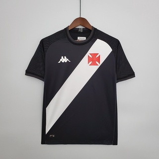 เสื้อกีฬาแขนสั้น ลายทีมชาติฟุตบอล Vasco da Gama 21/22 ชุดเหย้า สําหรับผู้ชาย