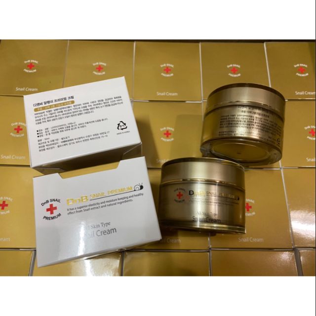 DnB Snail Premium Cream แท้ 100% ขนาด 50g.ครีมบำรุงผิวหน้าผสมสารสกัดจากเมือกหอยทาก