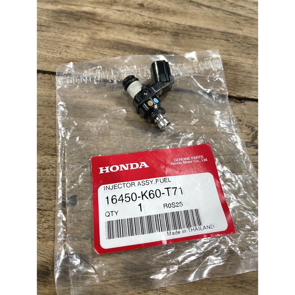 หัวฉีด6รูJ (S.4 ตัวเล้ก ) (16450-K60-T71) / (16450-K35-V01) Honda CT125 / Click125i แท้ฮอนด้า ( เวฟ1