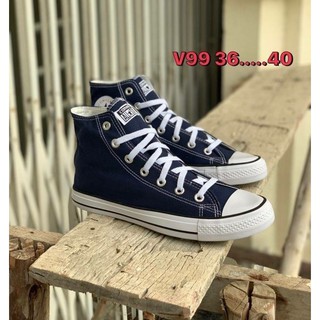 CONVERSE ALL STAR รองเท้าผ้าใบคอนเวิร์ส รองเท้าผ้าใบหุ้มข้อ Unisex Size:37-45