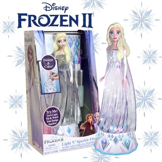 พร้อมส่ง ตุ๊กตา Elsa ตั้งโชว์ มีไฟ Disney Frozen 2 Light and Sparkle ราคา 1,450 บาท
