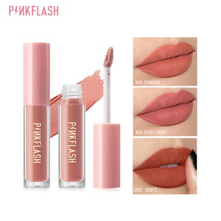 Pinkflash hot color 3pcs ลิปสติก เนื้อแมตต์ ให้ความชุ่มชื้น ติดทนยาวนาน