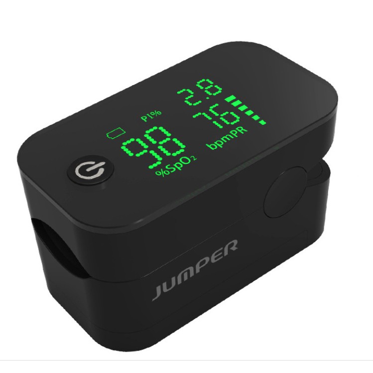 💯 ถูกสุดๆ Oximeter เครื่องวัดออกซิเจนปลายนิ้ว Pulse Oximeter รุ่น JPD-500G ยี่ห้อ JUMPER เชื่อม App มือถือได้