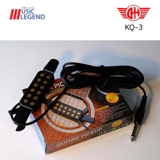 Guitar Pickups ปิคอัพกีต้าร์โปร่ง รุ่น KQ-3 ติดตั้งง่าย ไม่ต้องเจาะไม้