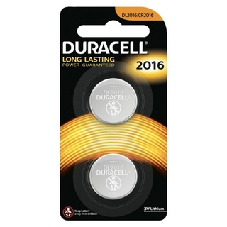 Duracell Lithium 3V (CR2016/DL2016) บรรจุ2ก้อน:แพค ของแท้