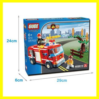 Lego, Fireman9212,229pcs