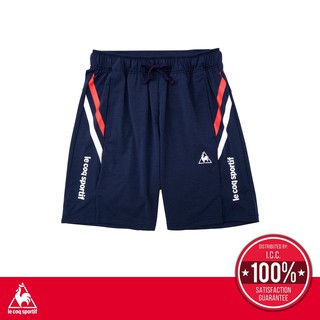 le coq sportif กางเกงเทรนนิ่งขาสั้น ออกกำลังกาย ผู้ชาย รุ่น SOLEIL SHORTS สีกรม Sport Training Short Pants