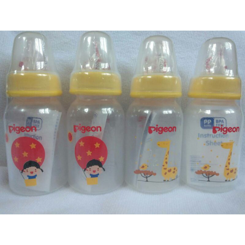 pigeon 4 oz. คอแคบ จุกเสมื่อนนมแม่