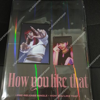 พร้อมส่ง มีของแถม YG / Ktown4u อัลบั้ม All LISA ลิซ่า BLACKPINK - How You Like That + โปสเตอร์