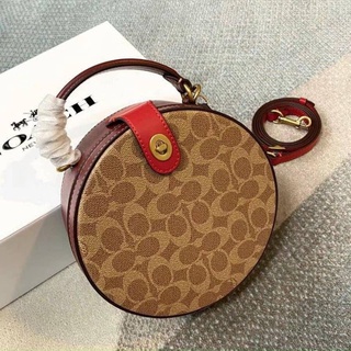 COACH LUNAR NEW YEAR CIRCLE BAG IN SIGNATURE CANVAS