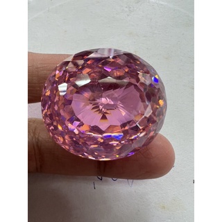 piInk color Cubic zirconia  weight 60 gram 1x1.50 inch