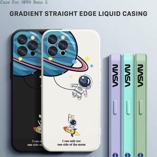 OPPO Reno 5 2 2F Pro 4G 5G ออปโป้ สำหรับ Case NASA Earth Planet เคส เคสโทรศัพท์ เคสมือถือ