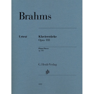 JOHANNES BRAHMS Piano Pieces op. 118 (HN1215)