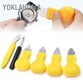 YOklahoma 7pcs Watch Blade Back Cover Pry Remover Case Opener Set Watchmaker Repairing Tool