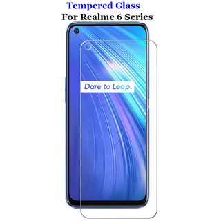 ฟิล์มกระจกนิรภัยกันรอยหน้าจอ 9H 2.5D แบบใส พรีเมี่ยม สําหรับ Realme 6 6S 6i Pro