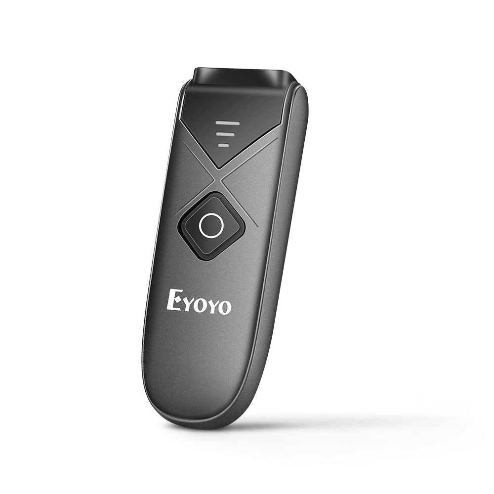 Eyoyo เครื่องสแกนบาร์โค้ด บลูทูธ ไร้สาย 2.4G ขนาดเล็ก แบบพกพา พร้อมสาย USB
