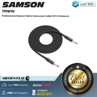 Samson : Tourtek Pro TPIW10 by Millionhead (สายเคเบิ้ลแบบถัก สำหรับ Intrument ความยาว 10 ft หรือประมาณ 3 เมตร นำสัญญาณได้ดี)