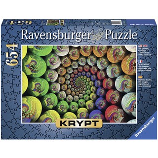 จิ๊กซอว์ Ravensburger - Krypt Color Spiral  654 piece  (ของแท้  มีสินค้าพร้อมส่ง)