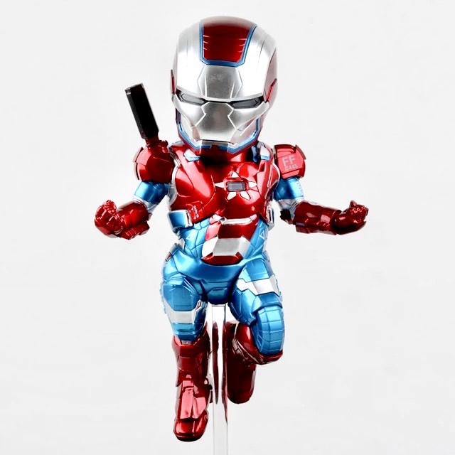Iron Patriot  Egg Attack  Iron Man 3 PVC Action Figure หัวโต 18 cm