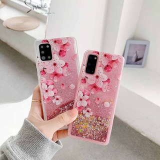 Realme 7i 6 6i 5 5i 5s Pro  สำหรับ Case Quicksand Peach เคสเรียวมี เคส เคสโทรศัพท์ เคสมือถือ เคสนิ่ม เคสซิลิโคน