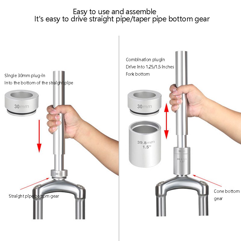 TOOPRE Bicycle fork Headset Installation Tool MTB Bike Steer Tube Tools Crown Race Setters Bike