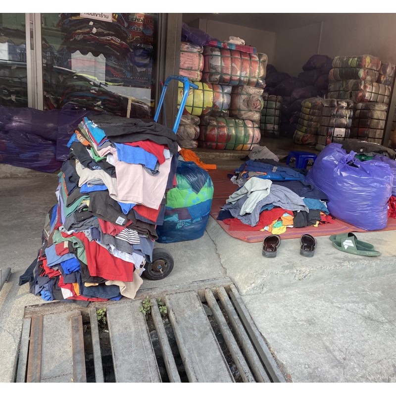 ไลฟ์สด เสื้อยืดมือ✌🏻 usa oversize 19บาท