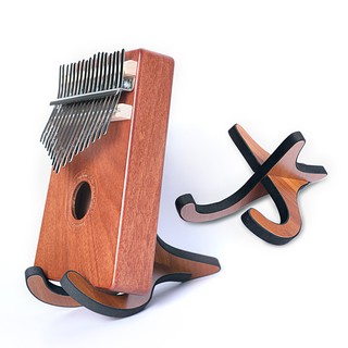 Kalimba stand wooden stents holder แท่นไม้ ขนาดเล็ก สำหรับวางคาลิมบา 10/17 เสียง