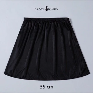 Kowie Korea กระโปรงซับใน ซับในกันโป๊ ยาว 35 ซม UW500 (ซื้อ 2 ชิ้นขึ้นไป คละแบบแถมยางมัดผม)