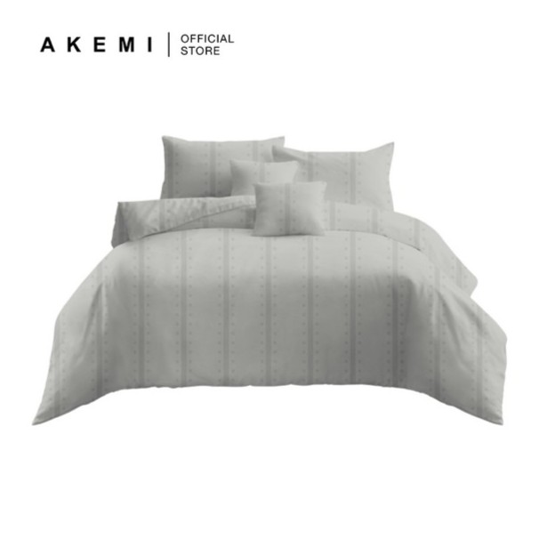 Akemi ชุดผ้าปูที่นอน สีเทา สําหรับเตียงนอน
