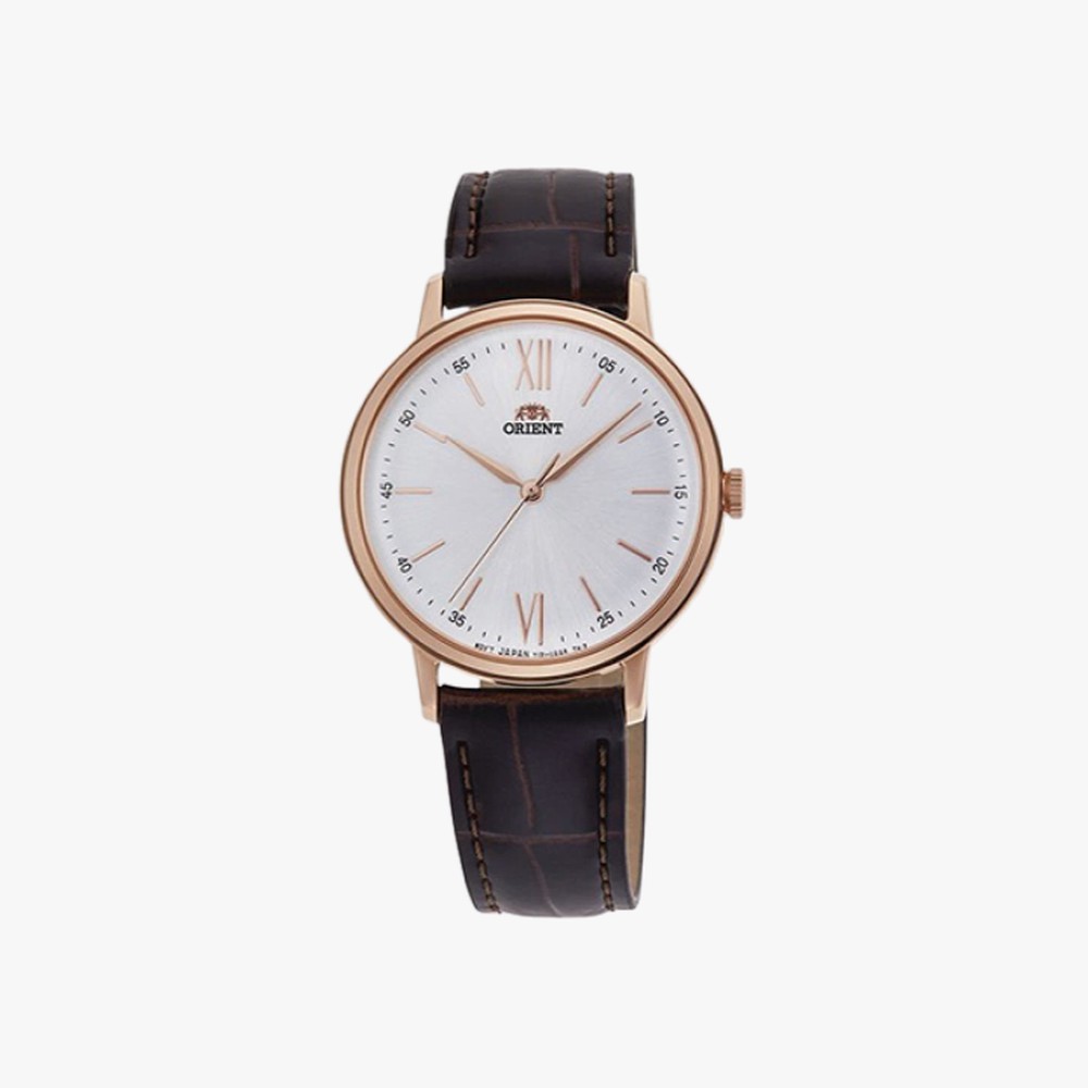 Orient นาฬิกาข้อมือผู้หญิง Orient Quartz Classic Watch Leather Strap รุ่น RA-QC1704S