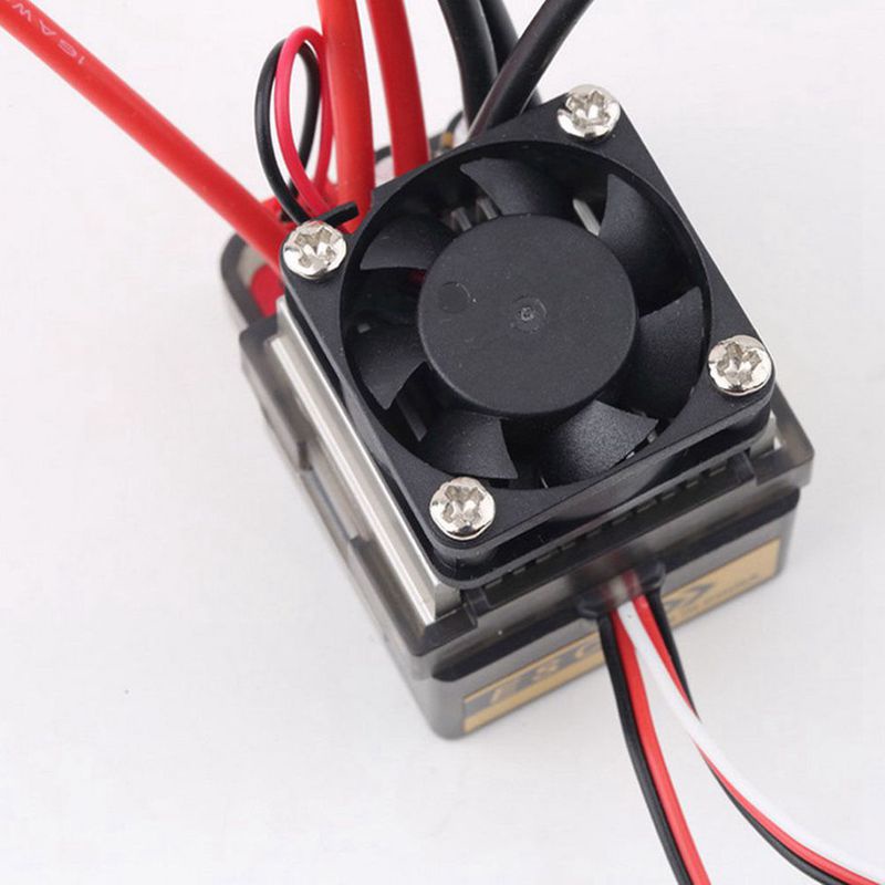 Ax-d60a 60A Brushed ESC ตัวควบคุมความเร็ว กันน้ํา สําหรับรถบังคับ รถบรรทุก เรือ 1/10