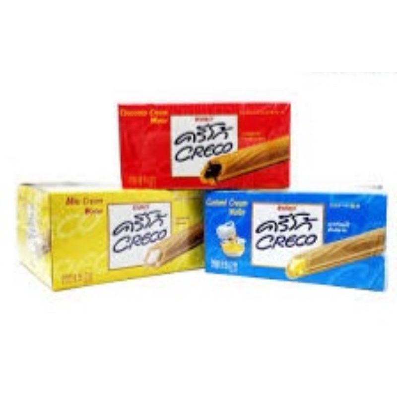 ยูโร่ครีโก้ เวเฟอร์สอดไส้ครีม(หลายรส) 12 ชิ้น/กล่อง