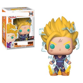 Funko Pop! ฟิกเกอร์การ์ตูนดราก้อนบอล Z - Super Saiyan 2 Gohan #518 Nib พร้อมตัวป้องกัน