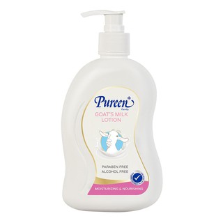 Hygiene products BABY LOTION PUREEN GOAT’S MILK 500ML Mother and child products Home use ผลิตภัณฑ์เพื่อสุขอนามัย โลชั่นเ