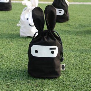 NinJia Drawstring bag กระเป๋าหูรูด กระเป๋าผ้า มีสายสะพาย