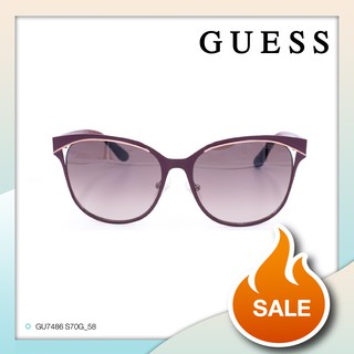 แว่นกันแดด GUESS รุ่น GU7486 สี 70G ไซส์ 58