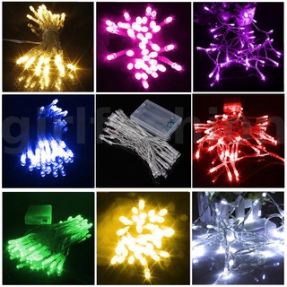 พร้อมส่ง สายไฟ Led 10 20 30 40 ดวง สําหรับตกแต่งปาร์ตี้คริสต์มาส งานแต่งงาน