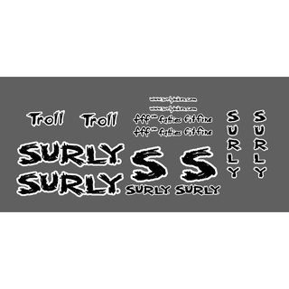 Surly สติ๊กเกอร์จักรยาน: โทรลล์