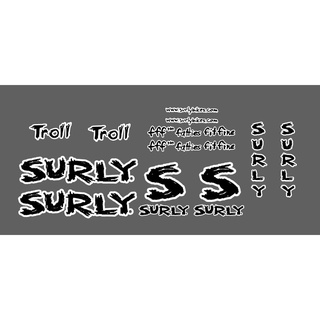 Surly สติ๊กเกอร์จักรยาน: โทรลล์