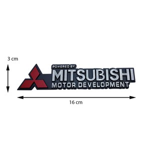 (ส่งEMSฟรี)VIP 3D ส สติกเกอร์อลูมิเนียมMITSUBISHI  #733