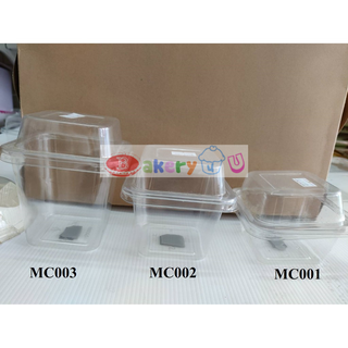 ถ้วยพลาสติก ใส่มูส,พาย MC001 , MC002 , MC003 แพ๊ค 50 ใบพร้อมฝา