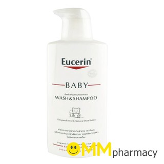 EUCERIN BABY WASH&amp;SHAMPOO 400 ml./ ขวด เบบี้ วอชแอนด์แชมพู สำหรับทารก