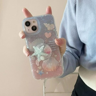 เคสโทรศัพท์มือถืออะคริลิค กันกระแทก พร้อมขาตั้ง เคสไอโฟน สําหรับ Apple iPhone11 12 13 14 Pro Max