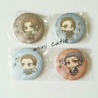 Hakuoki hakuouki shinkai hana Pin Set. งานแท้ jp.