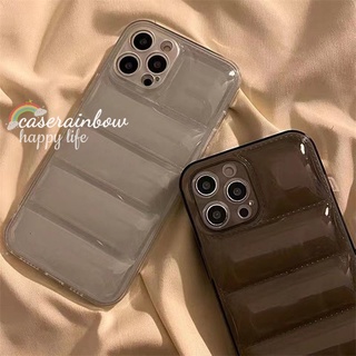 เคสซิลิโคน TPU ใส แบบนิ่ม กันกระแทก ป้องกันเลนส์กล้อง สําหรับ IPhone 11 12 13 14 Pro MAX 7 8 Plus XR X XS MAX SE