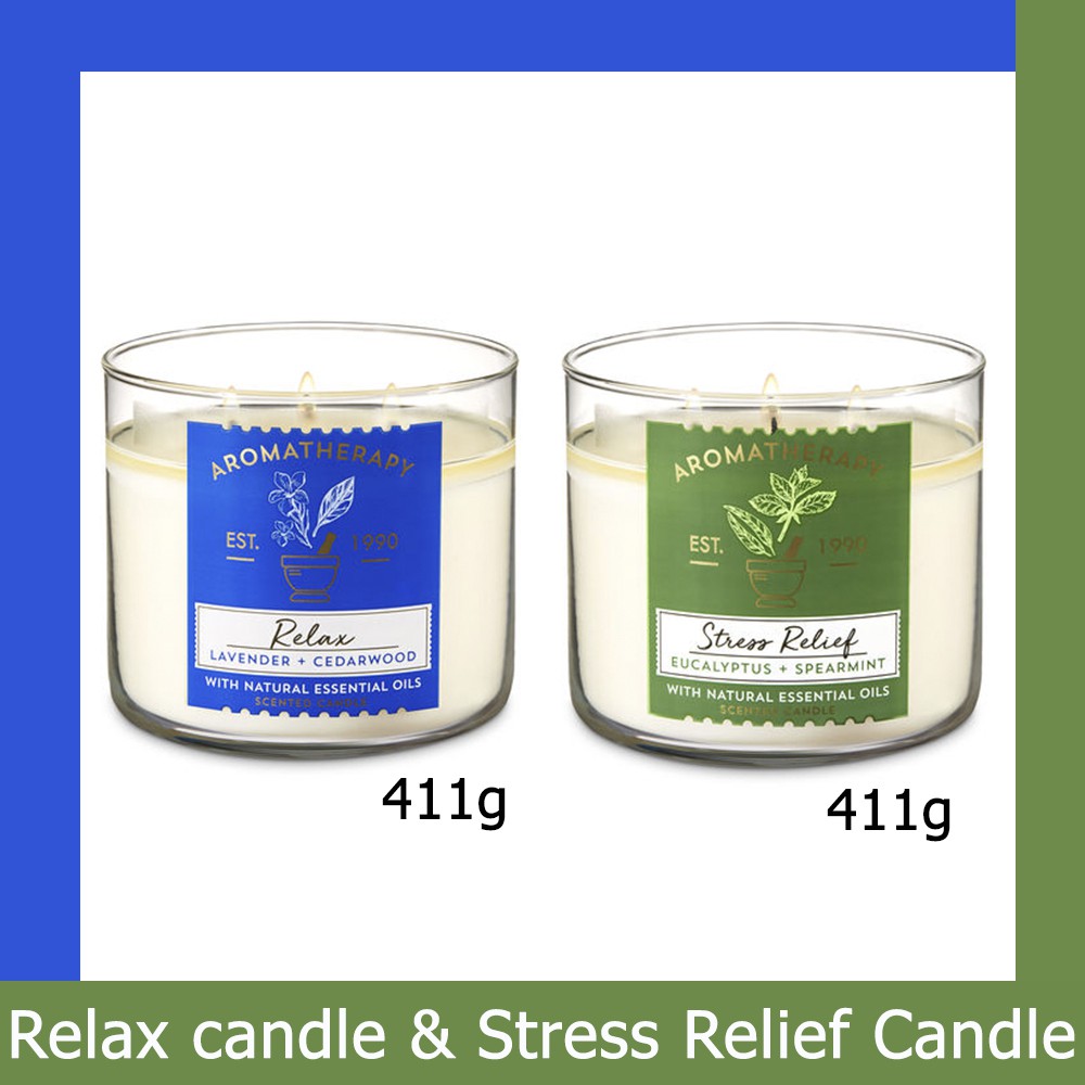 bath and body works relax candle